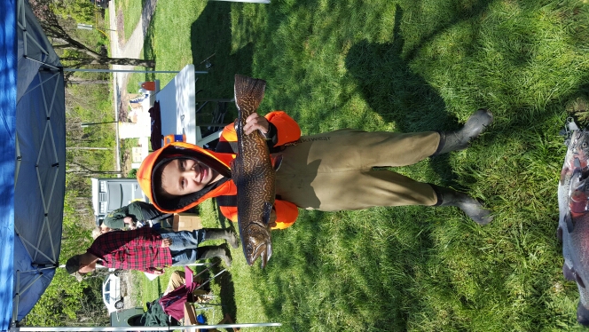 A photo of George Wiltsie's catch