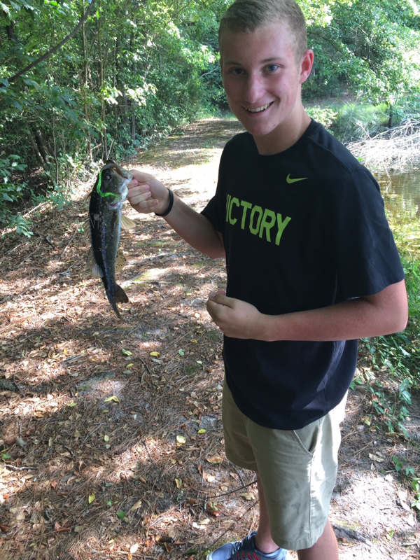 A photo of Noah Gillespie's catch