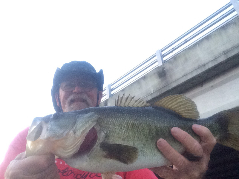 A photo of Dave "Big Dawg" Martin's catch
