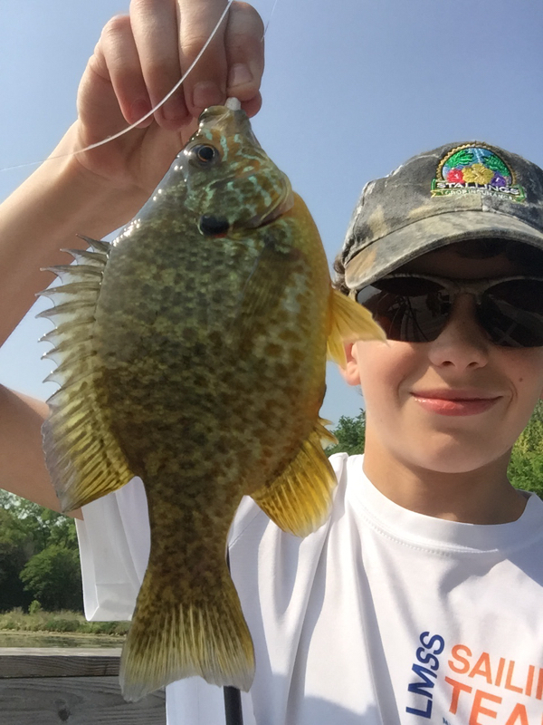 A photo of Charles Hansen 's catch
