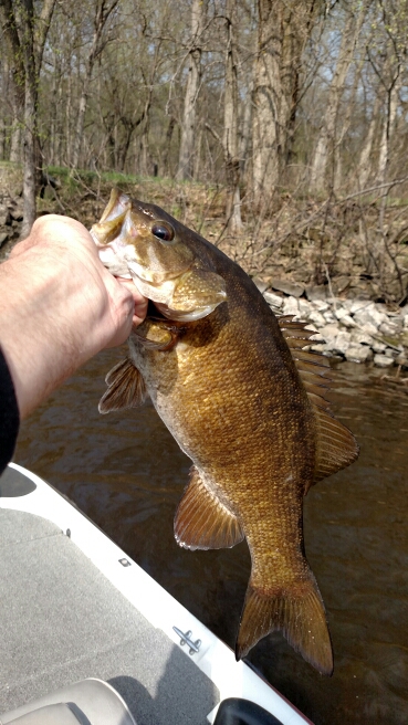 A photo of Craig Baker's catch