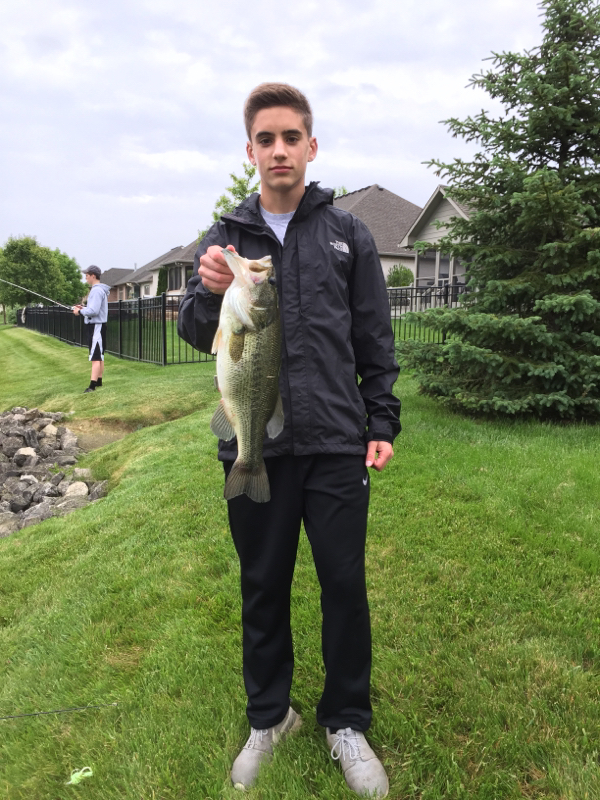 A photo of Cam Line's catch