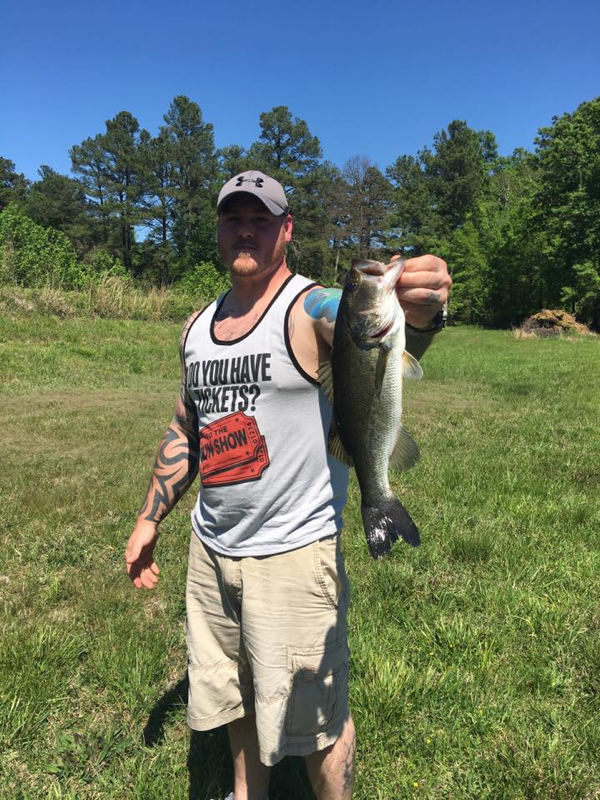 A photo of Matt Holder's catch