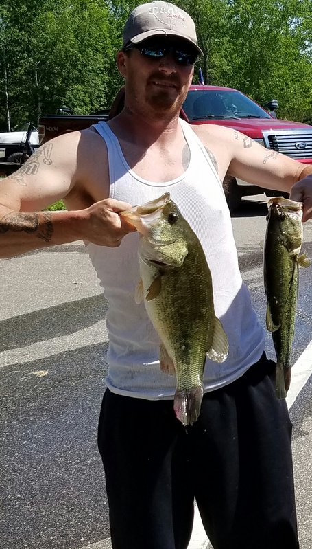 A photo of Jeremy Stark's catch