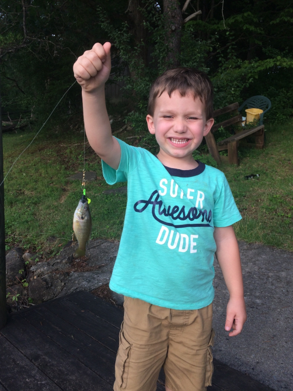 A photo of James Brown's catch