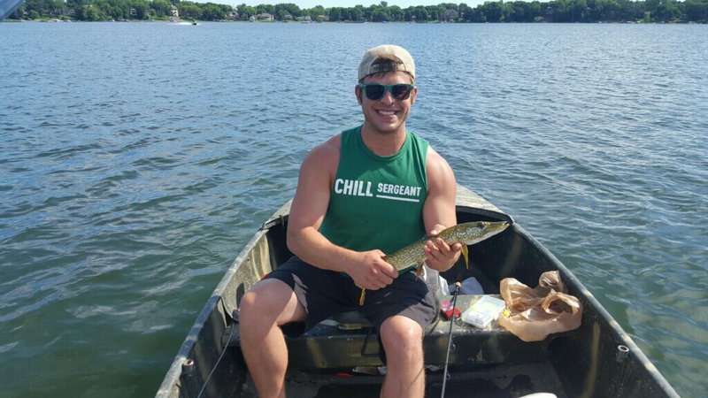 A photo of Chip Bergeaux's catch