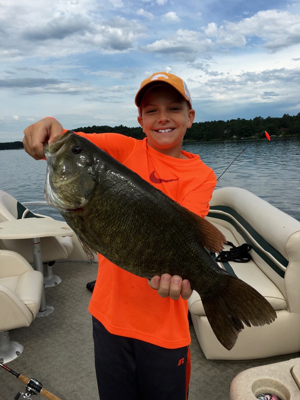 A photo of Mike Harrison's catch