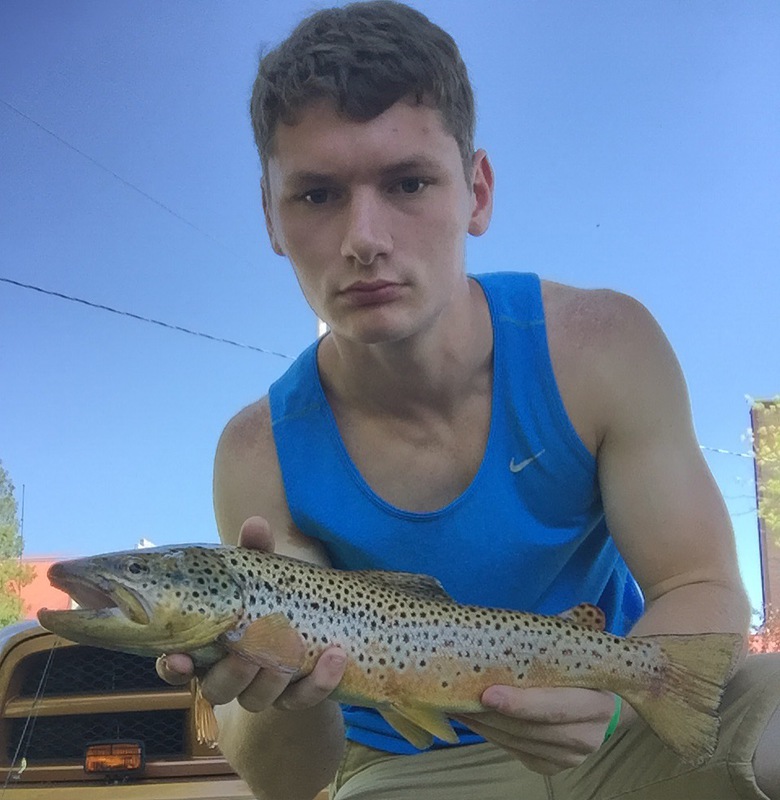 A photo of Aaron Sharlow's catch