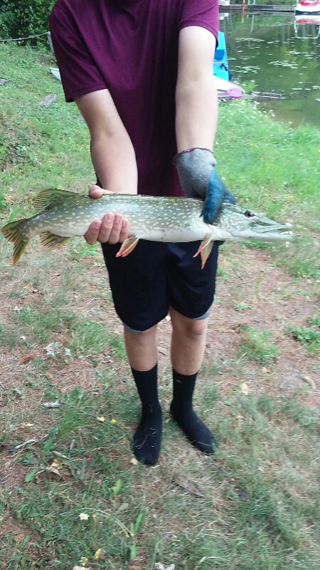 A photo of Nathan Davis's catch