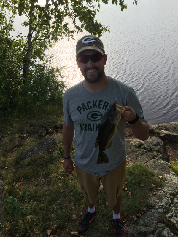 A photo of Peter Koszyczarek's catch
