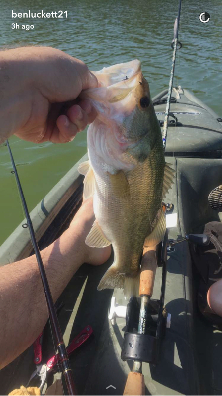 A photo of Benjamin Luckett's catch