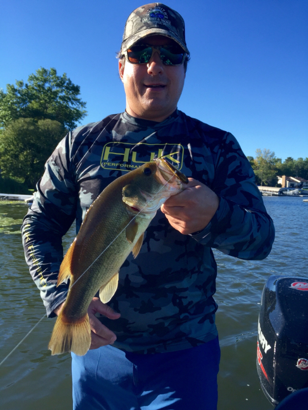 A photo of Matthew Priestley's catch