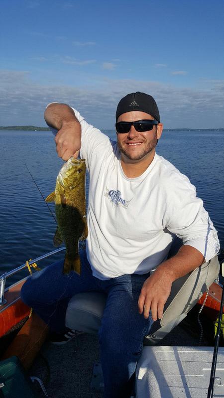 A photo of john burr's catch