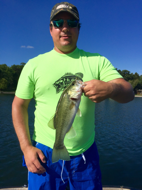 A photo of Matthew Priestley's catch