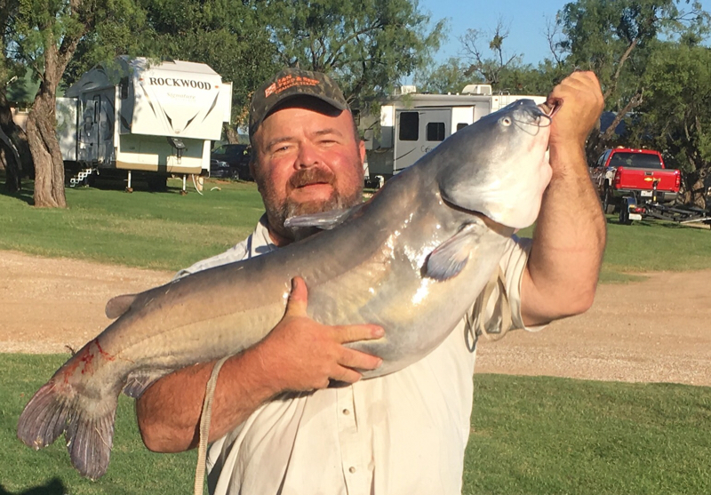 A photo of Chad Taylor's catch