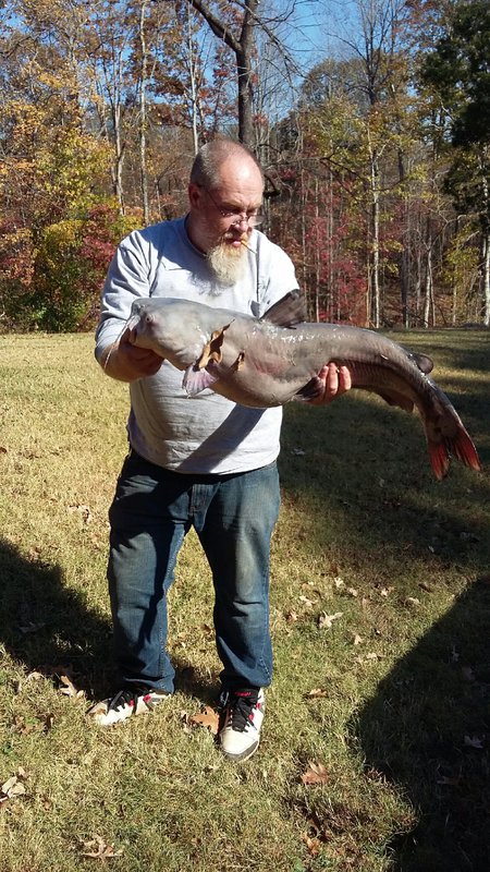 A photo of Barry Peeler's catch