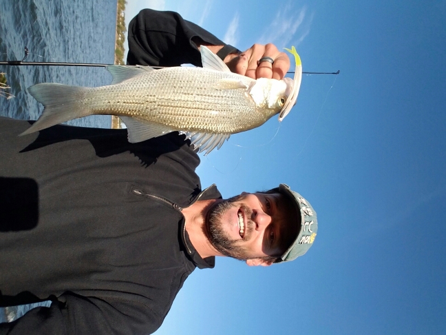 A photo of Matthew Sweeney's catch