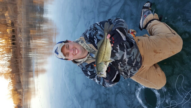 A photo of Nicholas Trampe's catch
