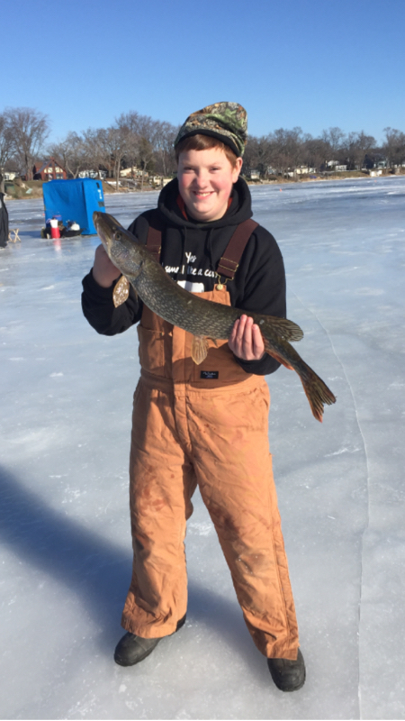 A photo of Alex Dowell's catch