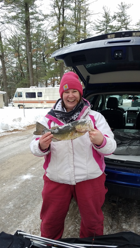 A photo of Mary Johnson's catch