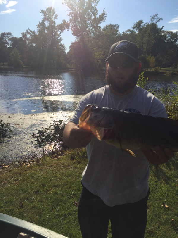 A photo of Andrew Pollock's catch