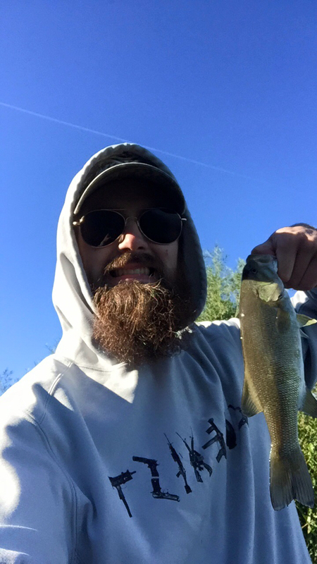 A photo of Chris Barton's catch