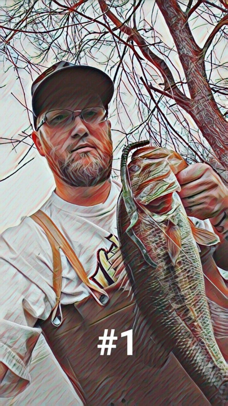 A photo of Matthew Sisney's catch