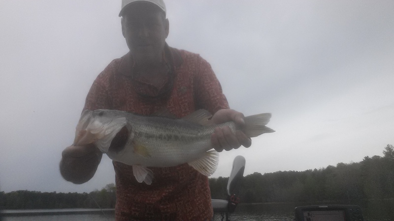 A photo of Jimbo Basser's catch