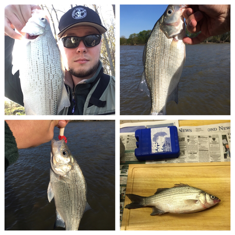 A photo of Mitch Roth's catch