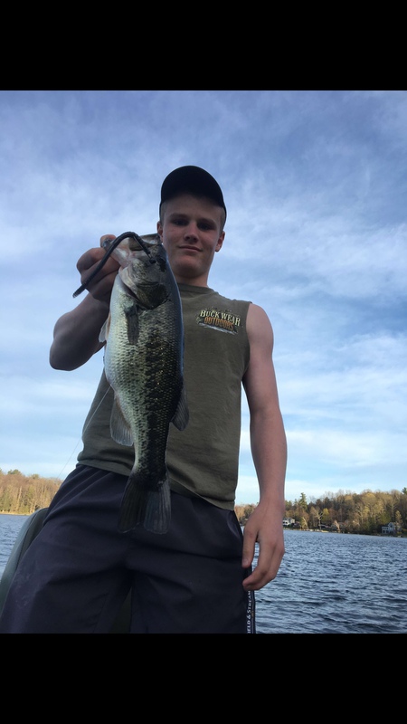 A photo of Garrett and Luke Healey's catch