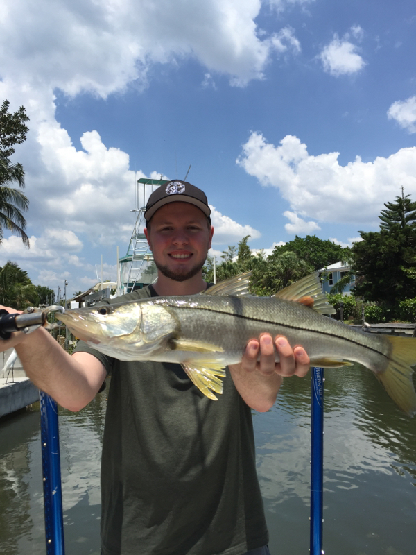 A photo of Mitch Roth's catch