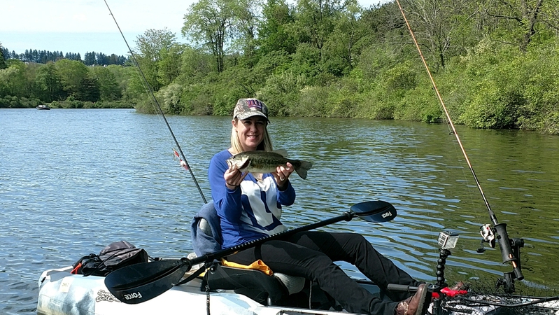 A photo of Shiela Nauta's catch