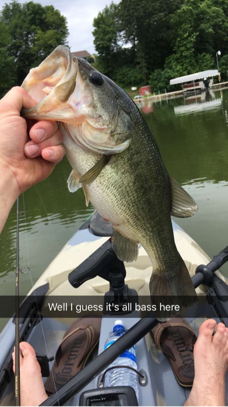 A photo of Ryan Leonard's catch