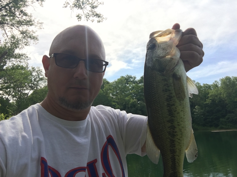 A photo of Ray Fisher's catch