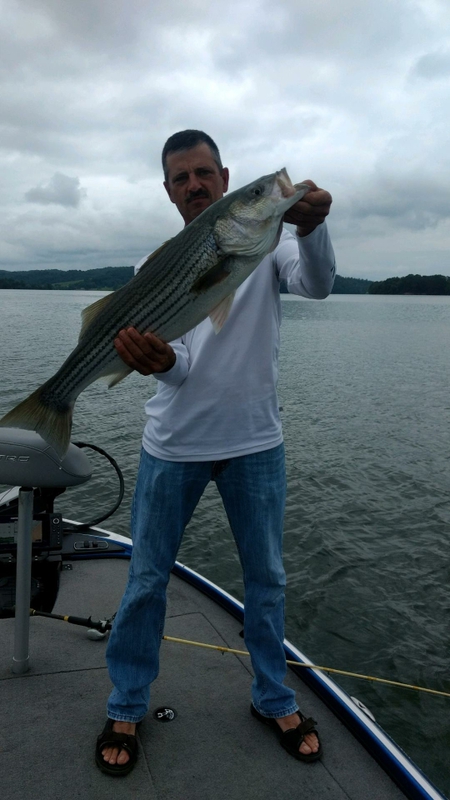 A photo of Mike Rimmer's catch