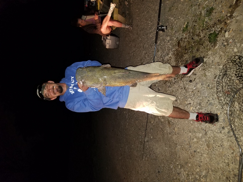 A photo of Michael Whitaker's catch