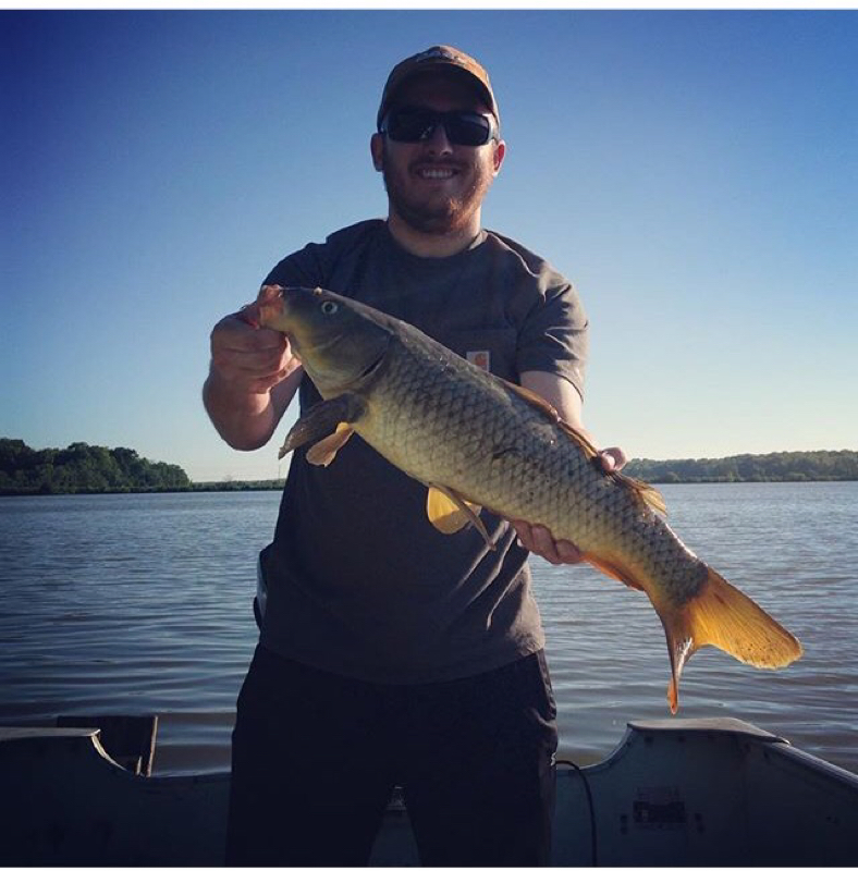 A photo of Fen Wick's catch