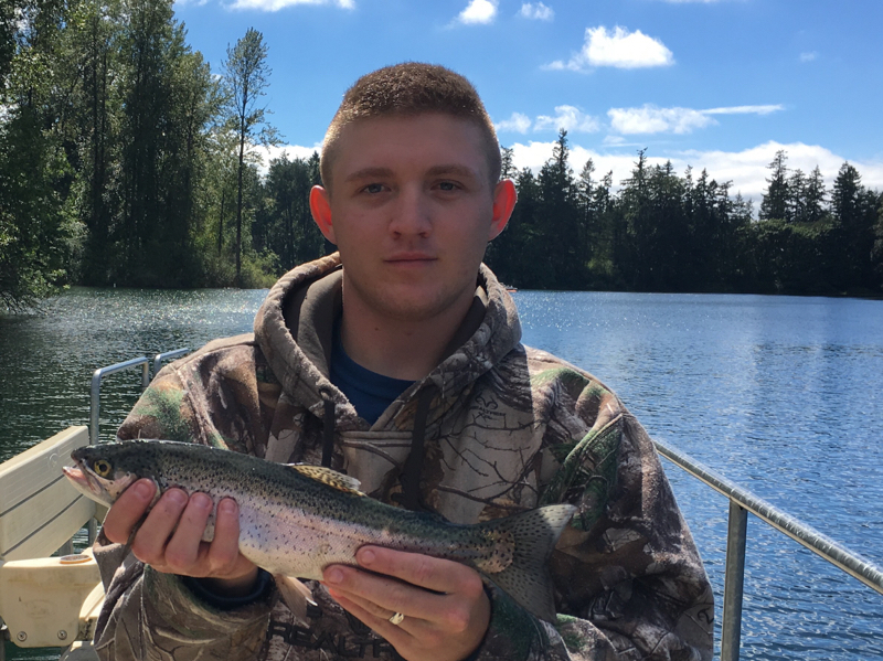 A photo of Joshua Price's catch