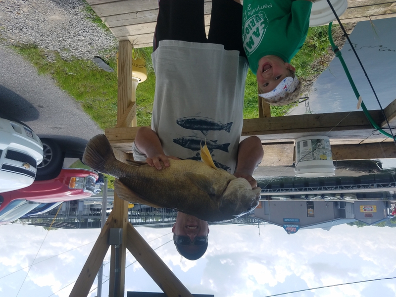 A photo of justin bromley's catch