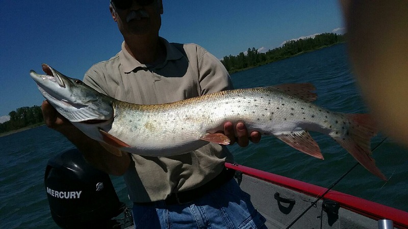 A photo of Albert Genter's catch