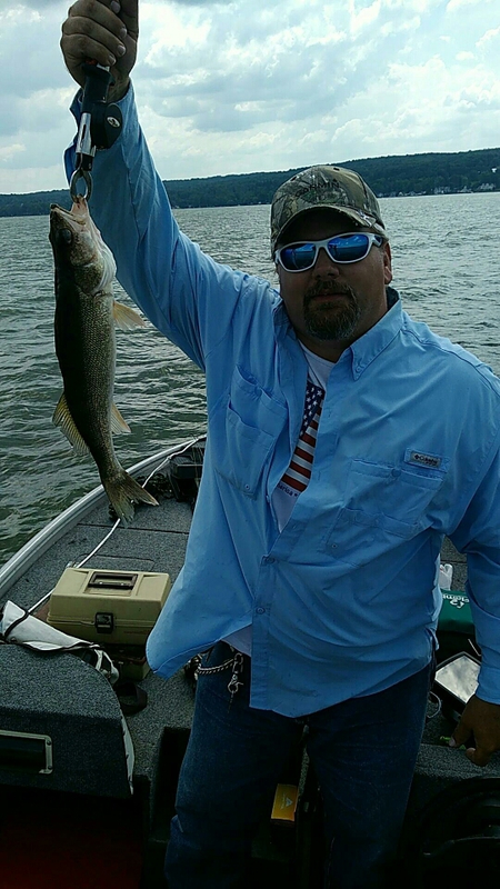 A photo of Matt Farr's catch