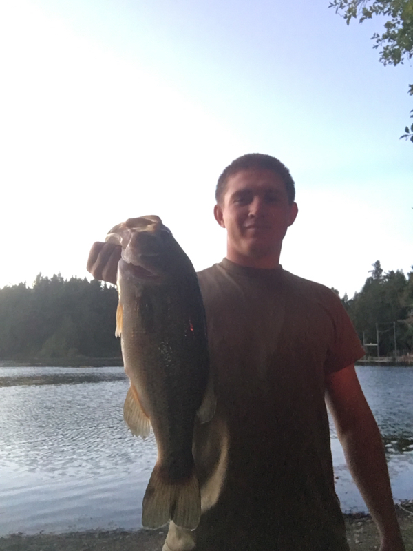 A photo of Joshua Price's catch