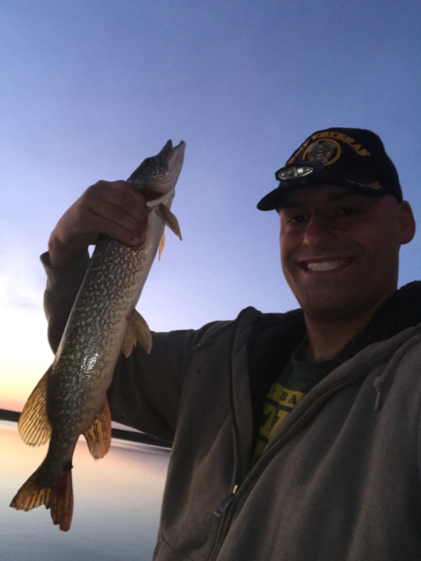 A photo of Stephen Hovey's catch