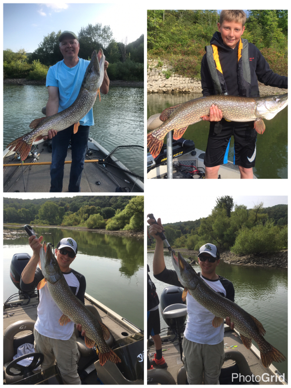 A photo of Kurt Weingart's catch
