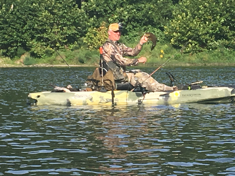 A photo of Rick Hunt's catch