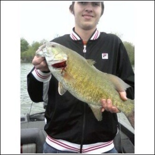 A photo of Kevin Hollenback's catch