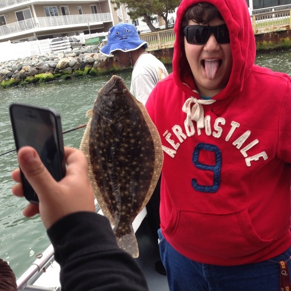 A photo of Herique Manzione's catch