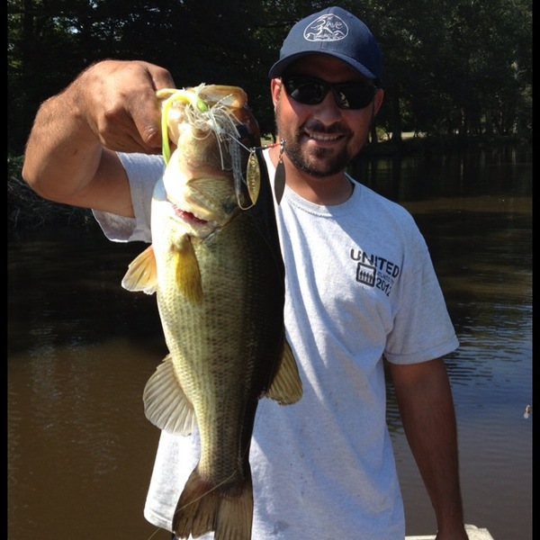 A photo of Guy Bruni's catch