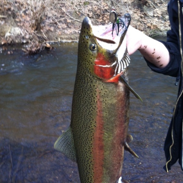 A photo of Janel Wallace's catch