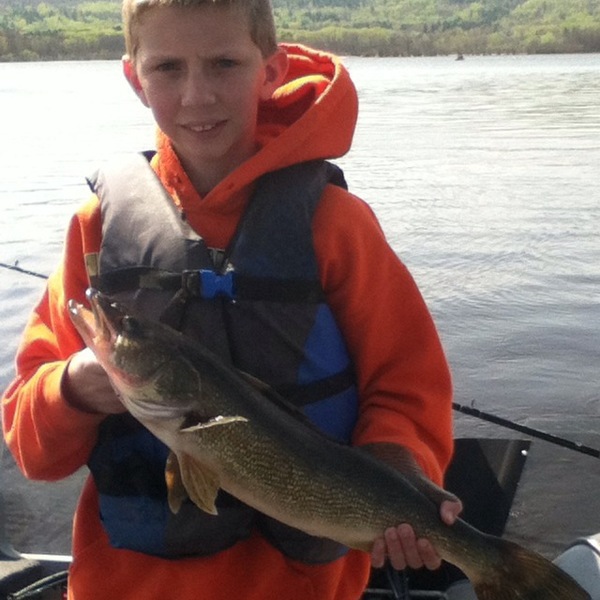 A photo of Colton Sime's catch
